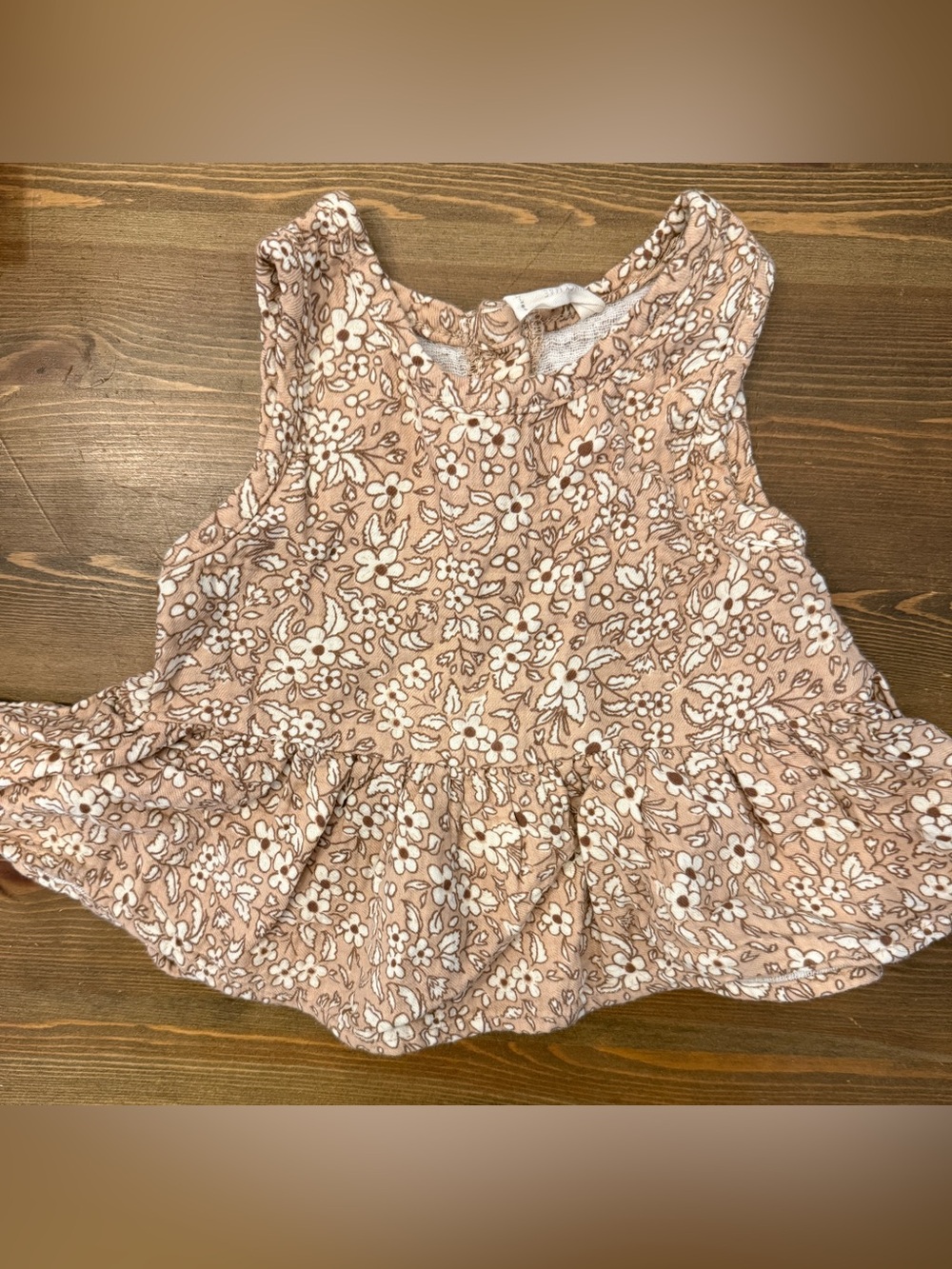 Quincy Mae Floral Peplum Tank Top (12-18M)